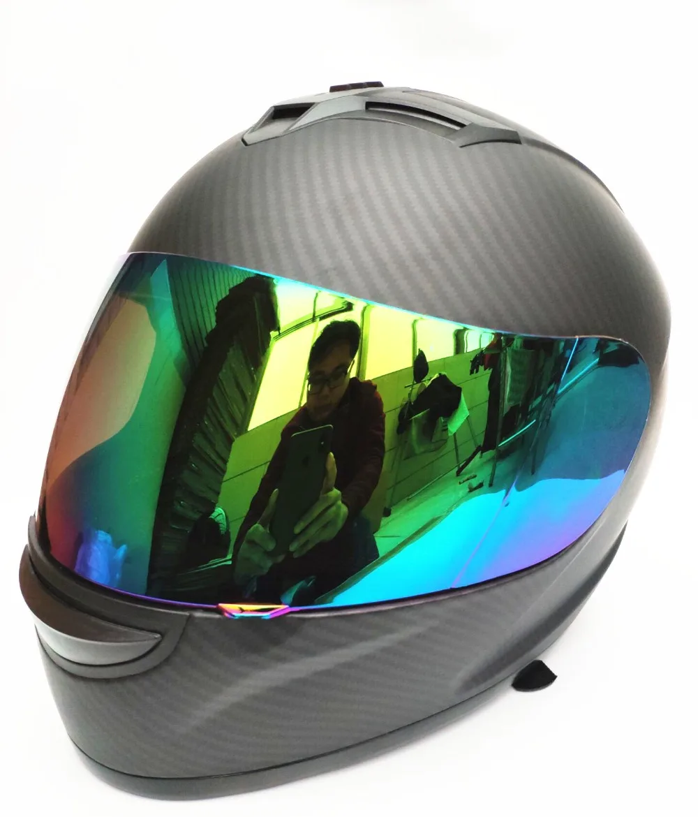 Мотоциклетный шлем, мужской, персональный, мотоциклетный, черный шлем, полное лицо, Мото шлем, модный, мотоциклетный, карбоновый, крашеный шлем