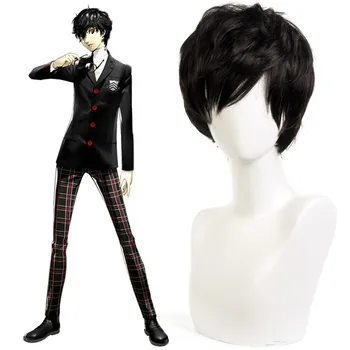

Anime Persona 5 Ren Amamiya Cosplay Wigs for Peluca Adult Men Boy Porter Costumes Akira Kurusu JOKER Hair Wig Prop Halloween