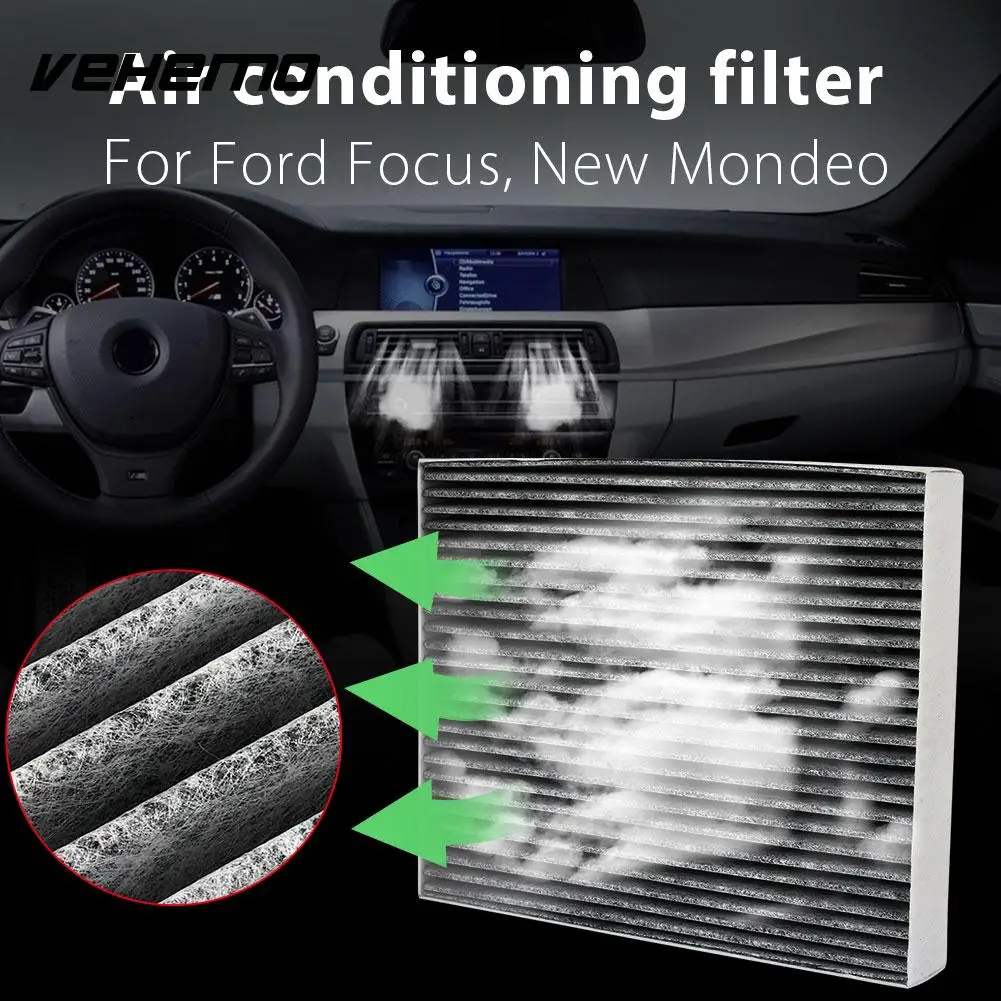 

Vehemo Activated Carbon 3.0M5J-19G244-AA Cabin Air Filter Vehicle Air Filter Air Conditioner Car Cabin Fiber Auto Car Parts