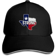 KWISISI Texas Strong для взрослых вышитая бейсбольная Кепка сэндвич