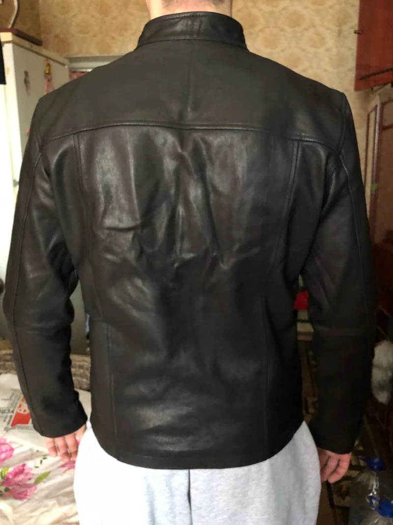 Mapesteed, мужская кожаная куртка, натуральная козья кожа, модный бренд, черная, короткая, мягкая, мужская, натуральная кожа, пальто, весна, осень, M130