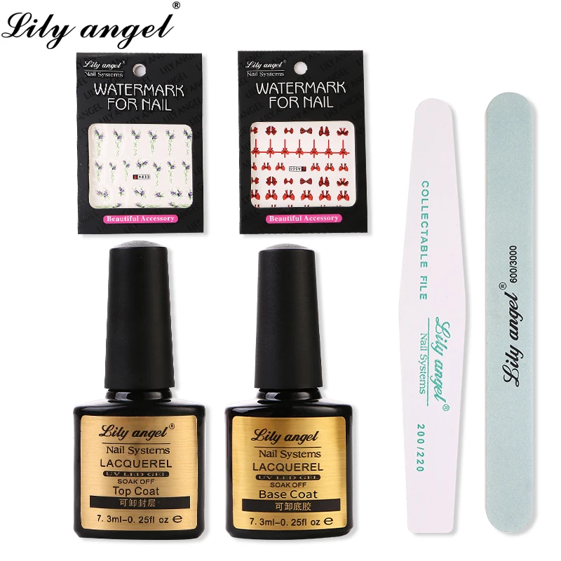 Kit de secador de uñas lirio Ángel 36 W/48 W lámpara LED UV y herramienta de manicura de esmalte de Gel UV kits de uñas de gel de 12 Colores con lámpara