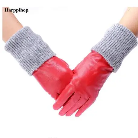Женские перчатки 2017 Длинные и Короткие Элегантные Перчатки из натуральной