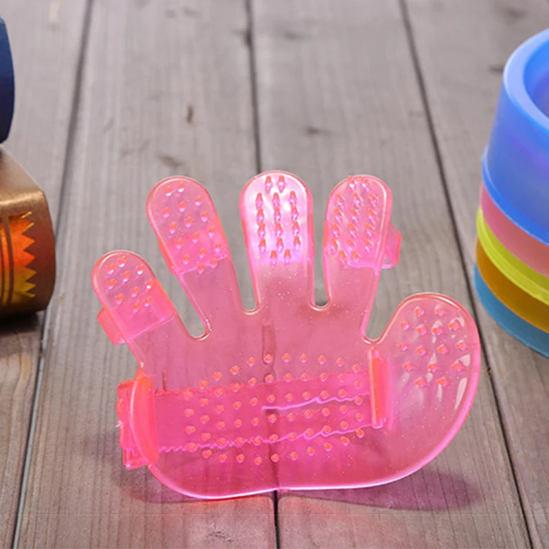 Pet Grooming Hair Removal Bath Brush Glove Cat Cleaning Fur Washing Bathing Tool Kitten Massage Shedding Trimming Comb