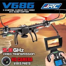 Original JJRC V686G FPV Drone Quadcopter Drone with HD Camera RTF 2.4GHz Real Time Transmission Headless Mode (Mode 1 and Mode 2