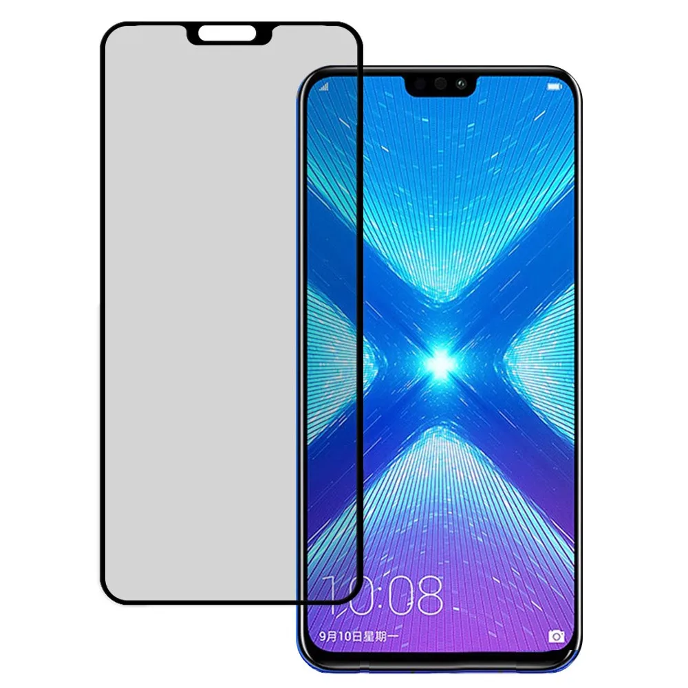 Закаленное стекло для Honor 8X Crystal Full Glue Black | Мобильные телефоны и аксессуары