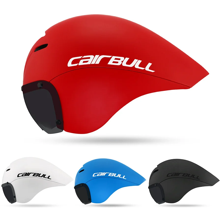 

Bike helmet aero MTB helmet with lens Triathlon tt tri goggles Ultralight Racing road cycling timetrial bicycle helmet parts