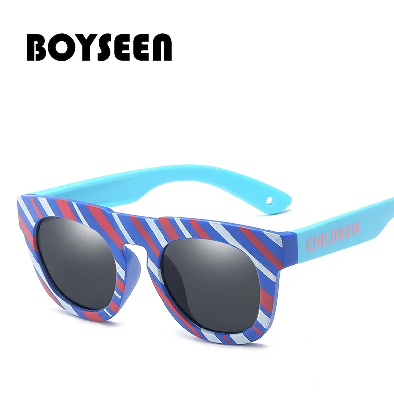 Boyseen 2018 Flexible Kids Sunglasses Polarized Child Baby Safety