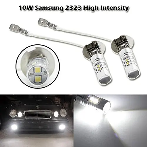Бесплатная доставка 2 шт./лот 10 Вт H3 2323SMD 10LED лампочка Lumiere Blanc DC 12V Voiture | Автомобили и
