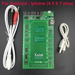 Kaisi Батарея активации заряд доска для телефона Android 7 плюс 6 S 6 Plus 5S 5 4S 4 + micro USB кабель телефон инструмент для ремонта