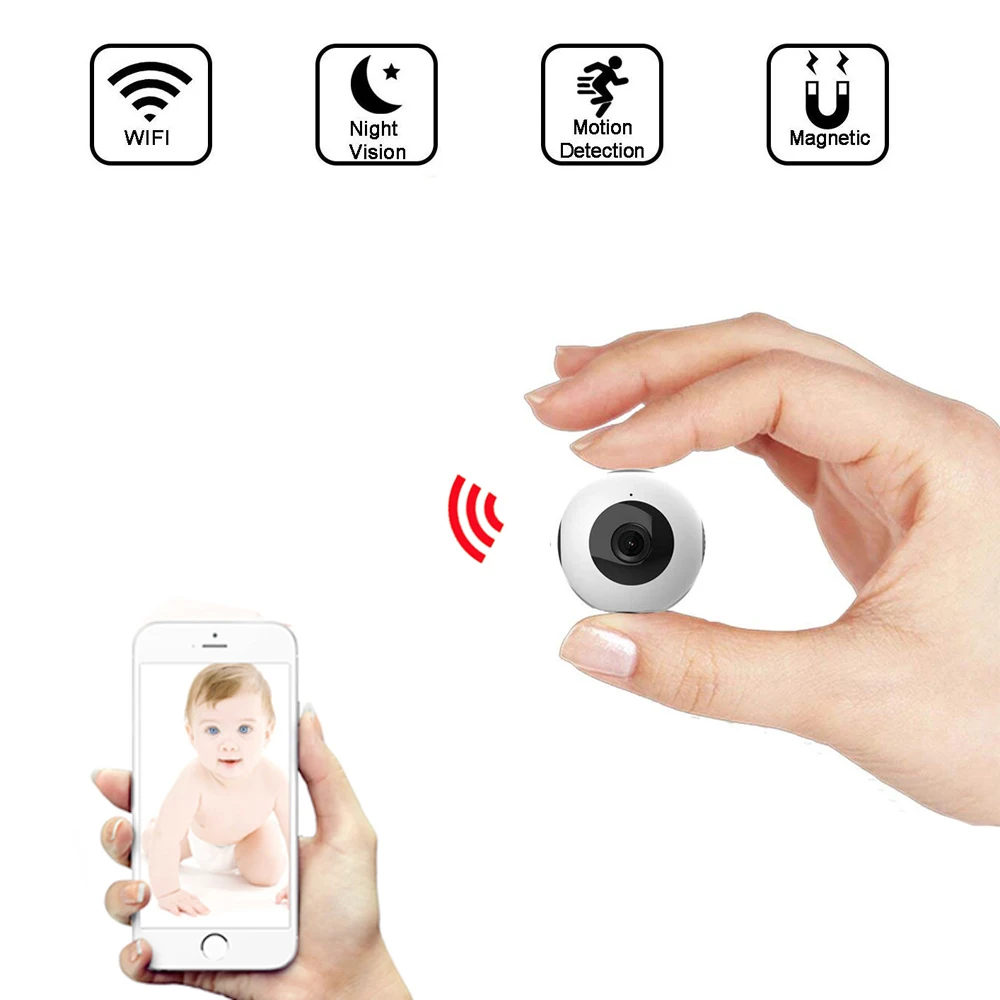 

Invisible Night Version Wifi IP Mini Camera Wireless 720P for Video Recording Support Remote Control Portable Recorder pk q7