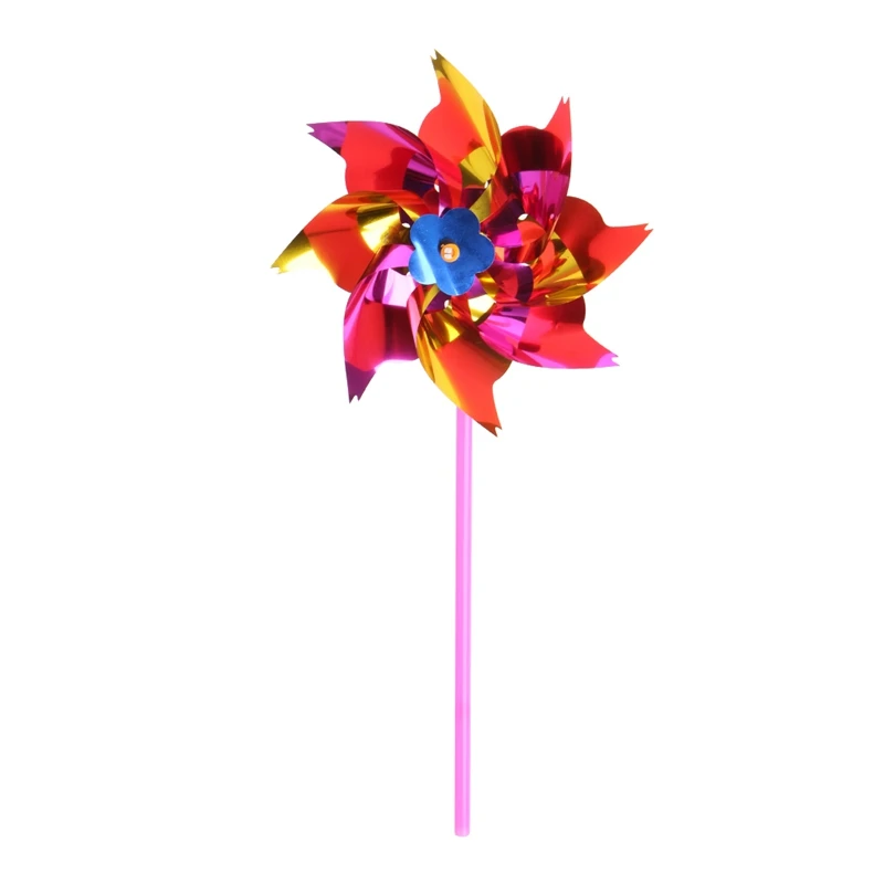 10 шт. пластиковый штифт ветряной мельницы ветряной Спиннер детская игрушка садовая газон вечерние украшения Горячая