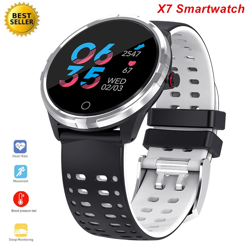 X7 Sport Smartwatch Men Waterproof Android Pedometer Sleep Tracker Heart Rate Call Reminder Swimming Ip68 Bluetooth Smart Watch |
