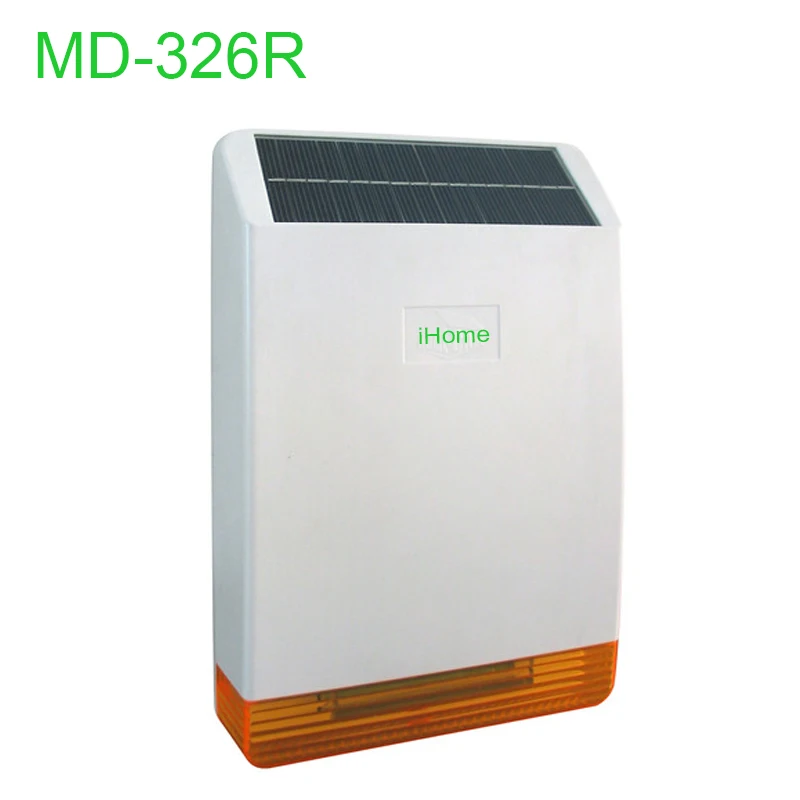 External solar-power alarm siren outdoor waterproof PIR motion detector security system FC-7688 PSTN+GSM+Ethernet network Alarm