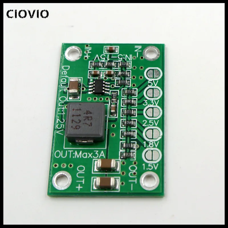 DC DC Step Down Power Module 5-15V To 1.25V1.5V1.8V2.5V3.3V5V Universal Adjustable Buck Voltage