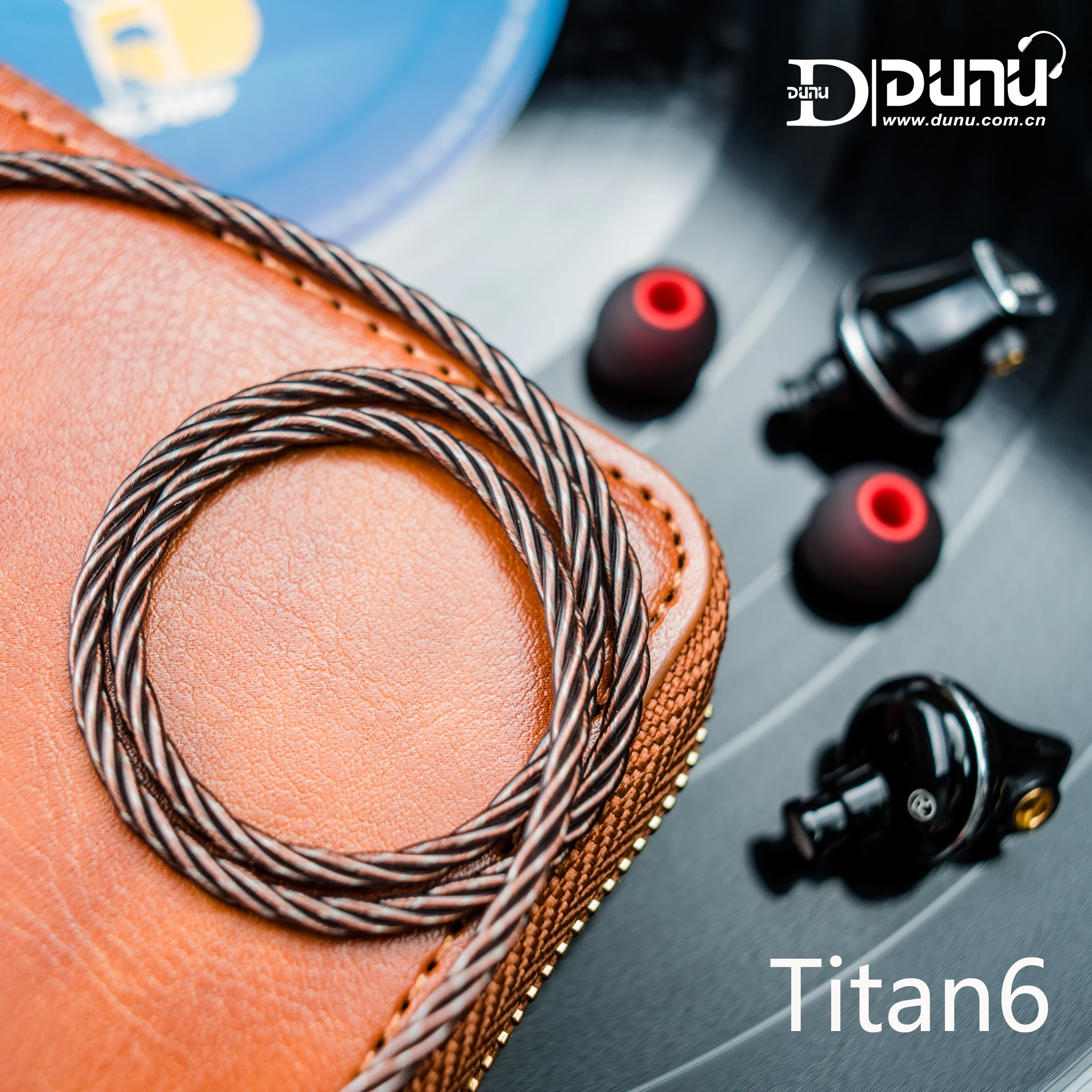 DUNU Titan6 Hi Res диафрагма бериллия динамический погружение Fi наушники вкладыши