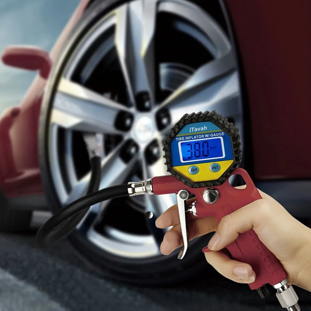 High Precision Digital Tire Pressure Gauge For Car Motorcycle SUV