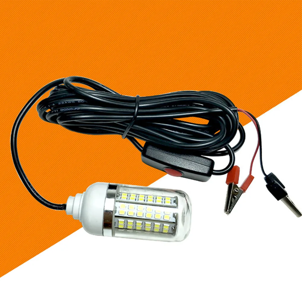 12 В 15 Вт супер яркий подводный 108LED фонарь для ночной рыбалки, привлекательная Рыбная лампа