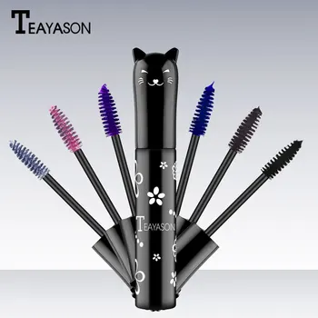 

Color Mascara Waterproof Fast Dry Eyelashes Curling Lengthening Makeup Eye Lashes Blue Green Red Purple Black White Ink Mascara