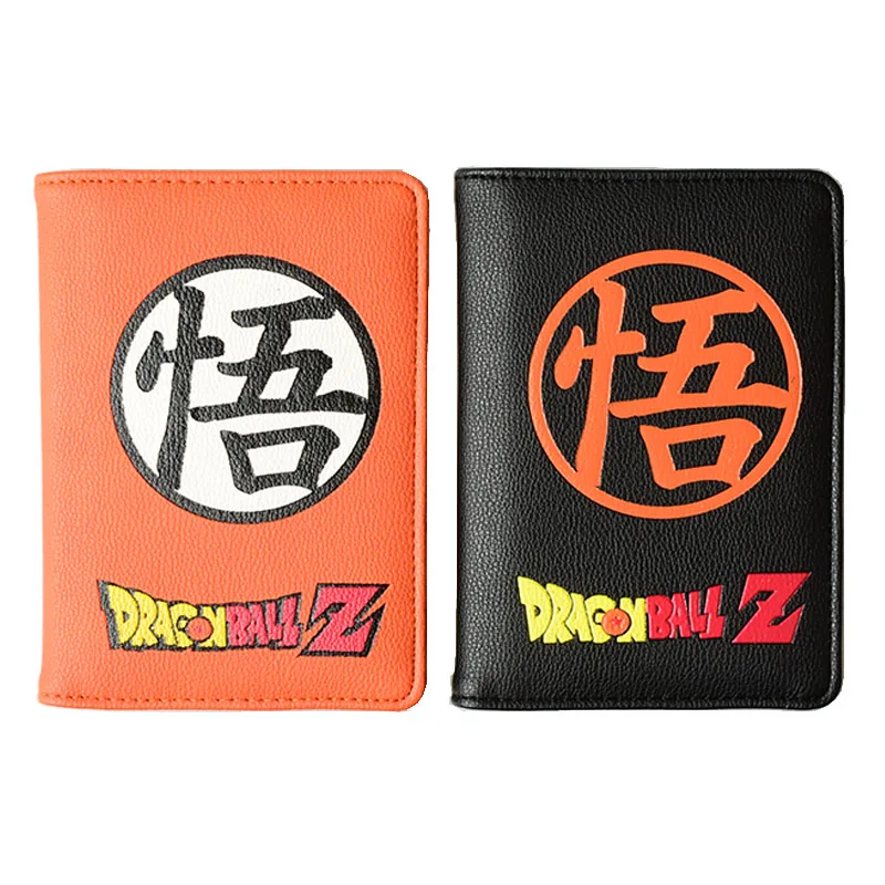 

DIKEDAKU Dragon Ball Passport Holder PU Multifunctional Multi Card Passport with Travel Passport Cover Long Protective Cover