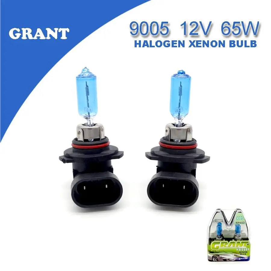 Buy 1SET GRANT HB3 9005 65W 12V Halogen Xenon Bulbs