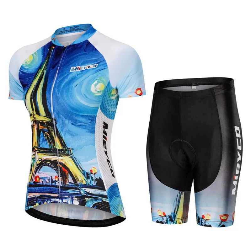 Велосипедная майка, спортивный комплект для женщин, горный велосипед,, летняя одежда для велоспорта, Uniforme Ciclismo, защитная накладка, нагрудник, шорты для горного велосипеда - Цвет: 21