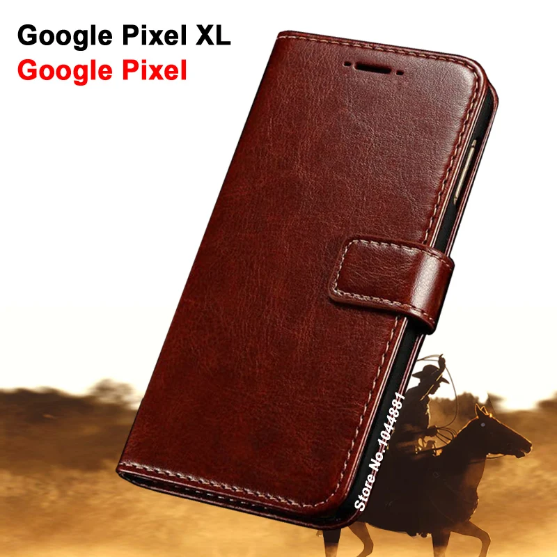Чехол для Google Pixel XL кожаный чехол Crazy horse мягкий TPU роскошь телефона | Мобильные
