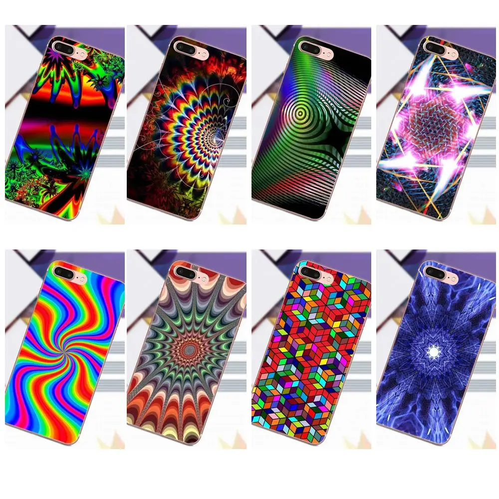 

Vvcqod For iPhone X 4 4S 5 5C 5S SE 6 6S 7 8 Plus For Moto G G2 G3 Soft Silicone TPU Transparent Case Mobile Psy Trance