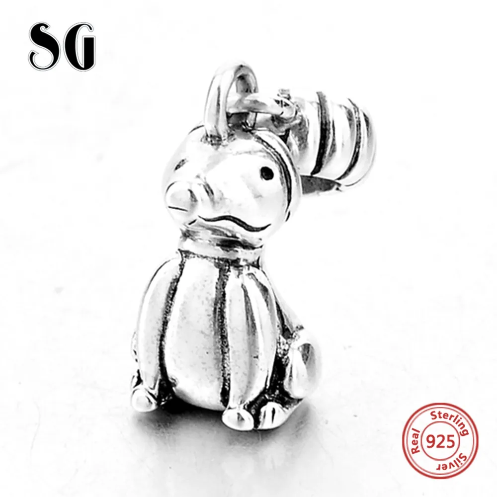 

Silver Galaxy Beads Animal 925 Sterling Silver Jewelry Fits European Bracelet Charms Fashion for Women DIY Accessories Gifts Hot