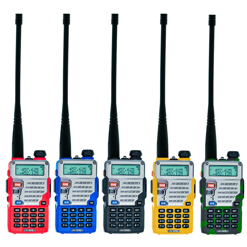 Walkie Talkie Baofeng UV-5RE Ham Radio Dual Band Two-way Radio 128CH UHF VHF UV-5R Upgraded version Portable Radio for Hunting