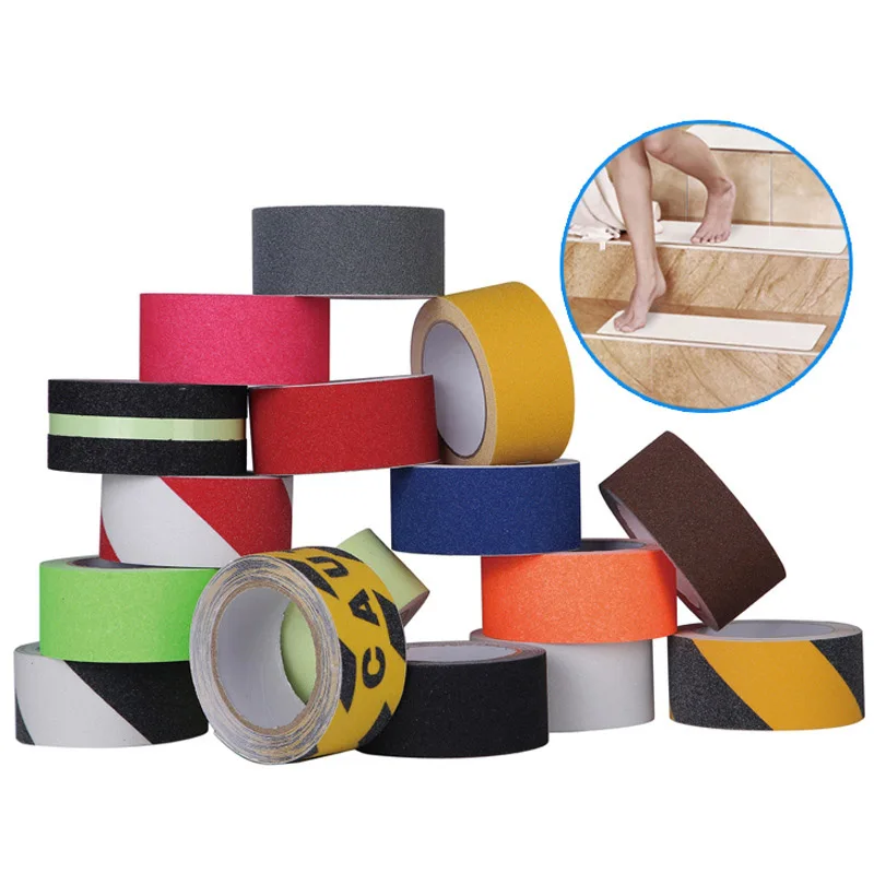 Safe Anti slip Stairs Tapes PEVA Rubber DIY Bathroom Anti slip Stickers