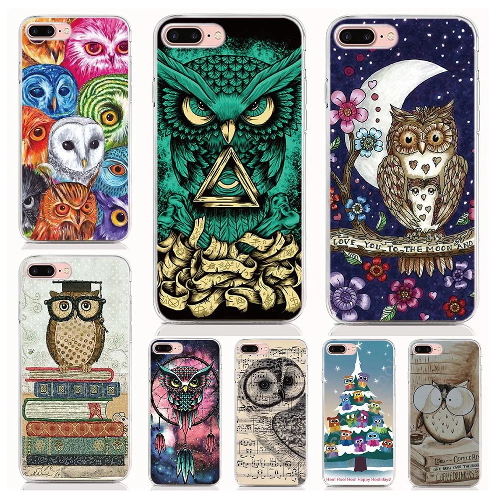 

Owl phone Cases For BQ Aquaris X Pro VS plus X5PLUS U plus U U2 Lite E5 E6 E4.5 X5 M5.5 M4.5 A4.5 Back Soft silicon Case