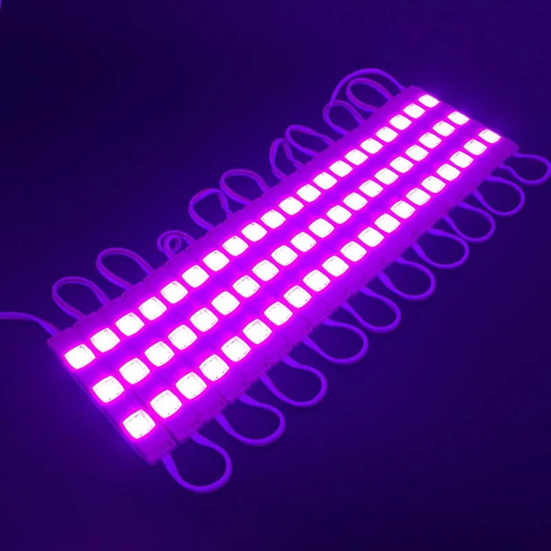 

20pcs LED 5730/5630 3 LED Injection LED Module DC 12V waterproof Pink Color led modules lighting for backlight sign