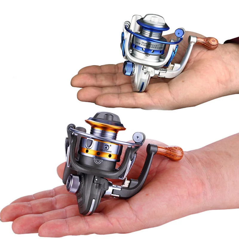 

MINI Type Fishing Reel Spinning Wheel 10 Bearings 5.2: 1 Metal Fish Reel Exquisite Spinning Reel Fishing Gear YL-111