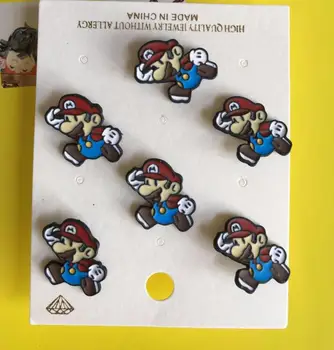 

New 24 pairs Cartoon Super Mario Fashion Cartoon Stud Earring Cute Earrings For Women girl party gifts