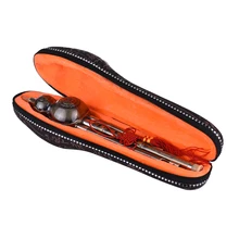 Китайский традиционный Хулуси Bamboo C Ключ флейта духовой инструмент Тыква кукурбит Этническая алюминий материал медь покрытием