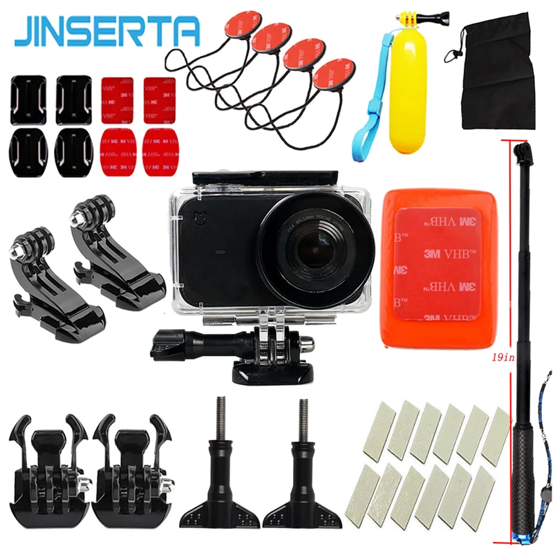 

JINSERTA For Xiaomi Mijia Mini Action Camera Accessories Set Waterproof Case,Frame,Silicone Cover,Bag,Anti-fog Inserts and other