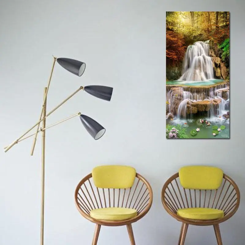 Водопад DIY 5D алмазная вышивка, Набор для вышивки крестом, стразы, мозаика, домашний декор, ремесло
