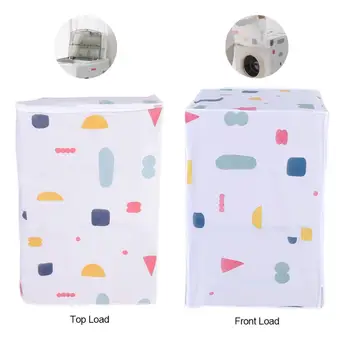 

PEVA Waterproof Washing Machine Cover Clothes Dryer Coating Automatic Roller And Top Loading Washing Machine Covers Dustproof