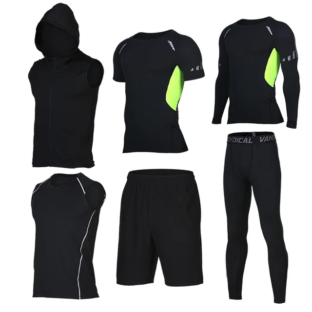 Quick Dry Men’s Compression Sportswear Sets - Image 6