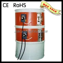 Силиконовая нагревательная полоса для масляного барабана 200л 250X1740 мм 220 в 2000 Вт с цифровым термостатом