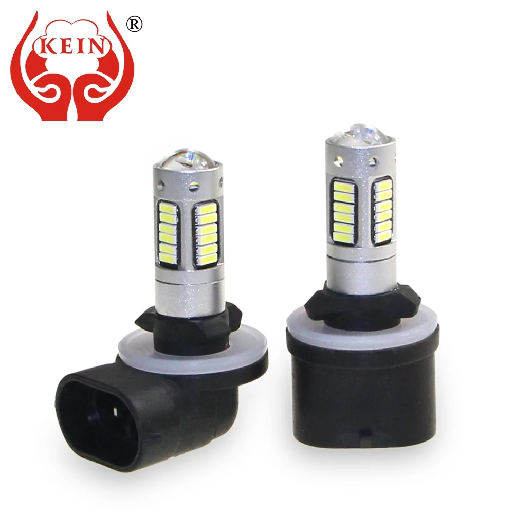 KEIN 2 шт. H27 880 881 Светодиодная лампа led DRL Противотуманные лампы 30smd 4014 Автомобильные