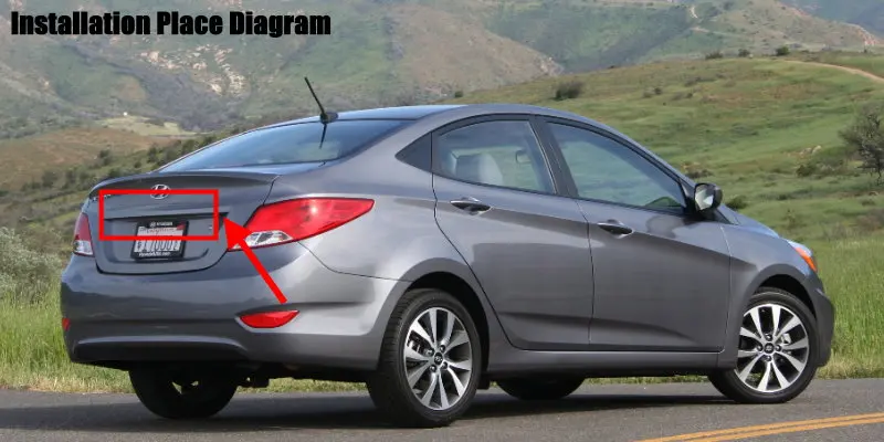 Liislee Reverse Rear Camera For Hyundai Accent HC  Solaris Verna RV 2017 2018  Parking Back Up Camera  Night Visioin Installation