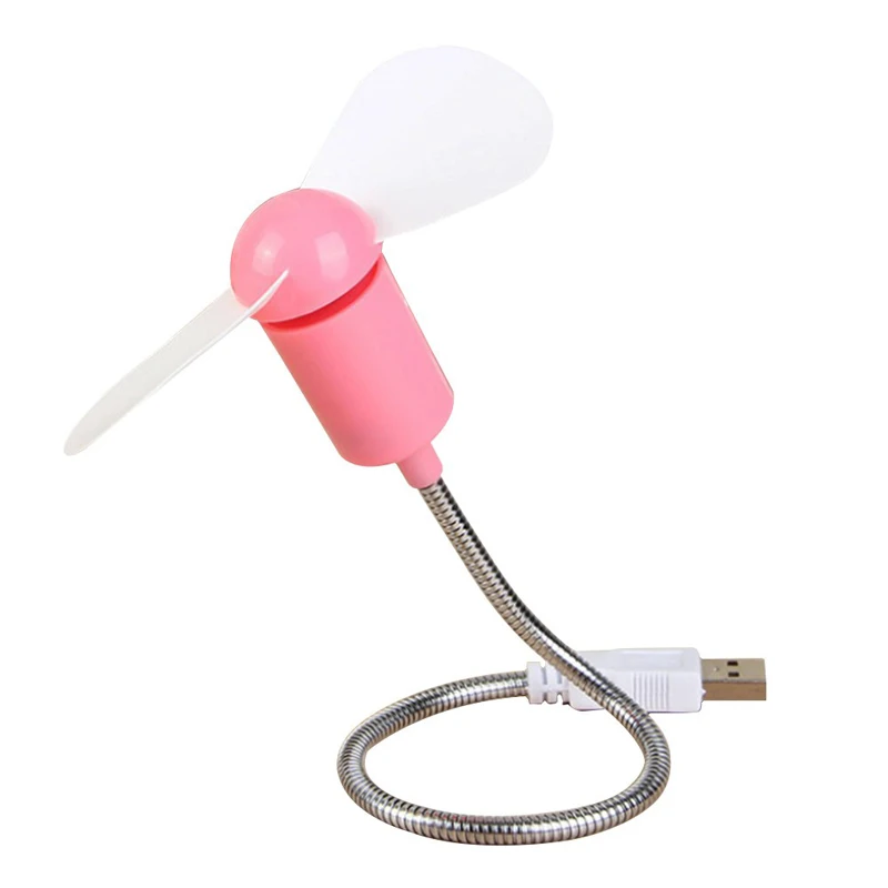 Мини вентилятор USB мощный для охлаждения ноутбуков компьютеров гибкий гаджетов