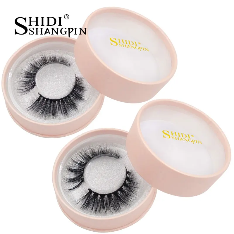 

LANJINGLIN 1/2 pairs natural false eyelashes make up 3d mink lashes extension fake eyelash volume hand made cilios makeup