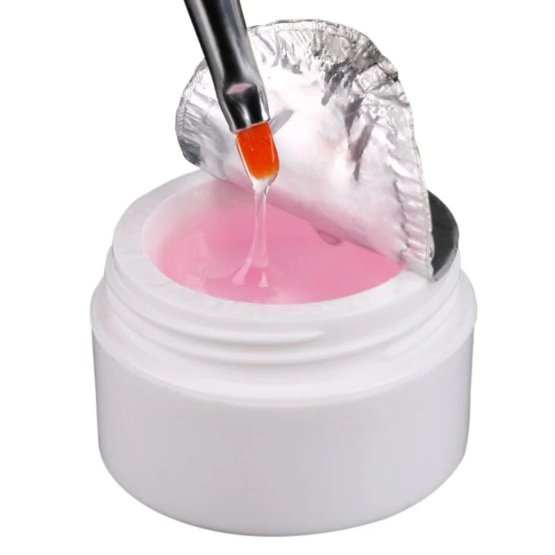 

New UV Nail Polish Builder Construction Extend Nail Hard Jelly Poly Gel 3 colors