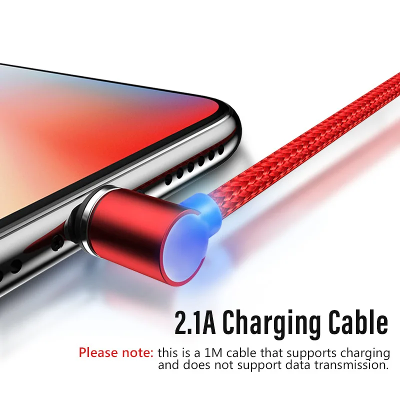 كابل مغناطيسي المصغّر USB نوع C كابل لسامسونج غالاكسي S8 S9 S10 سريع شحن USB نوع-C المغناطيس شاحن المحمول الهاتف كابل