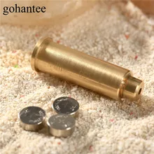 Gohantee caça boresight cal.38 cartucho de laser furo sight avistamento ponto vermelho laser boresight para rifles escopo espingardas