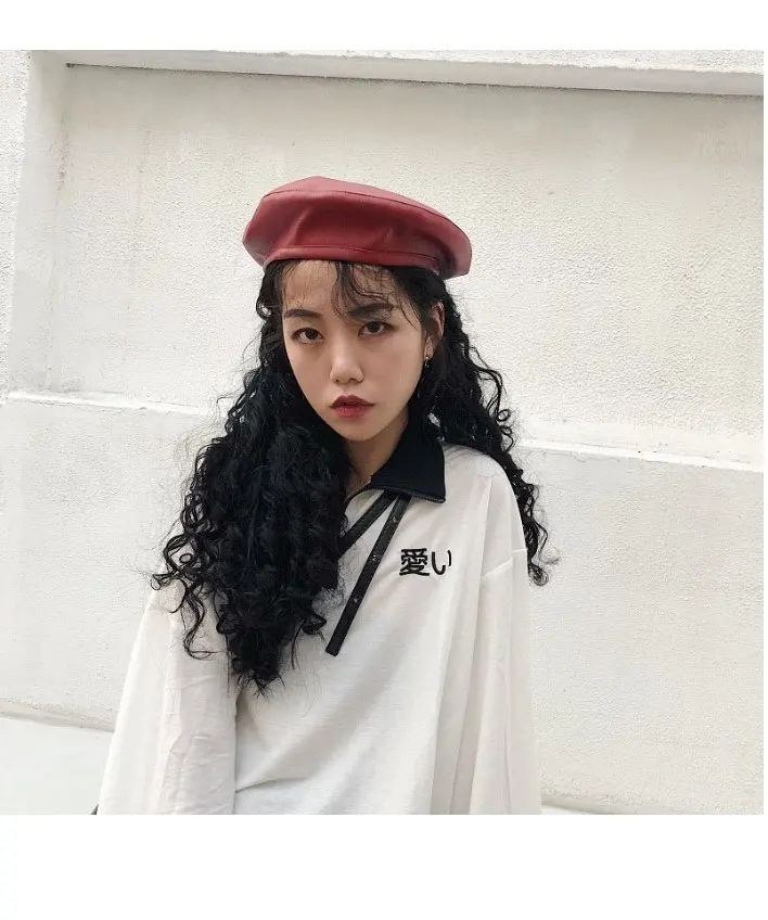 beret hats for women leather berets for women Autumn Winter beret women berets caps for women (15)