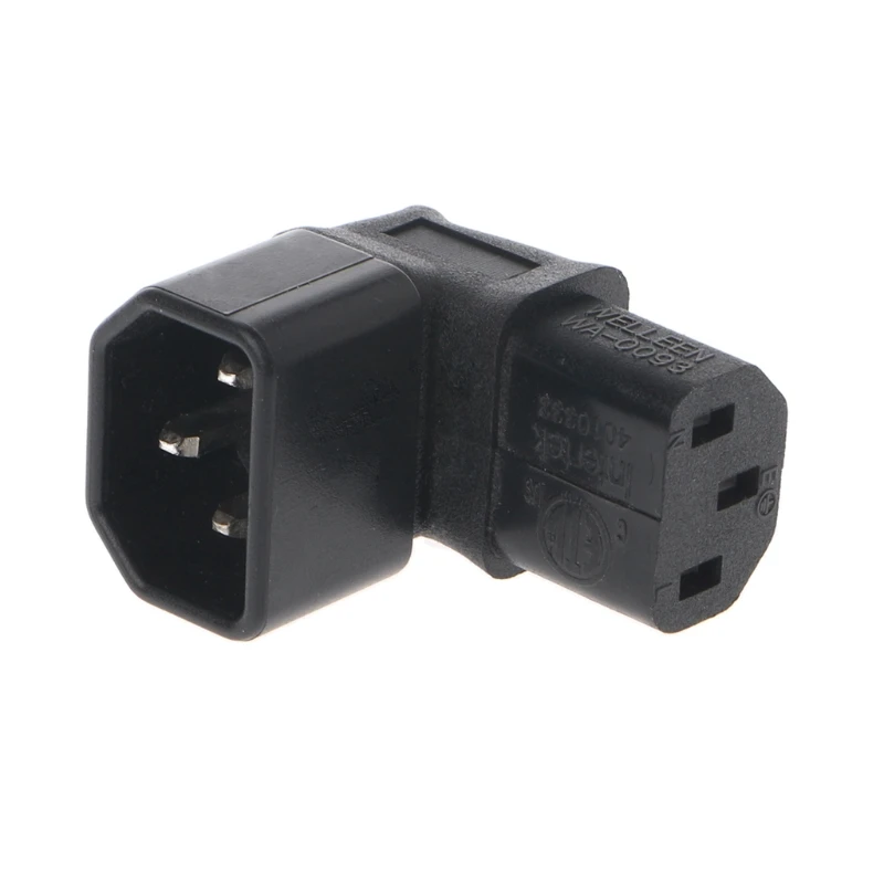 

Right Angled IEC Adapter Up Angled IEC 320 C14 To C13 For LCD/LEC TV Wall Mount